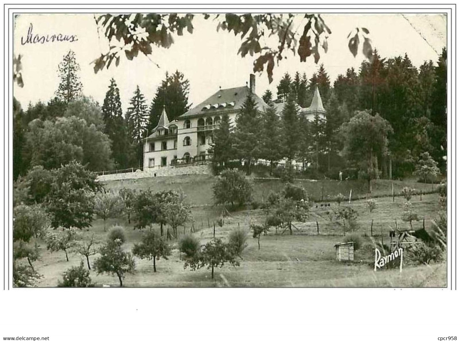 68.MASEVAUX.VUE SUR L'ETABLISSEMENT DE CURE.CPSM - Masevaux