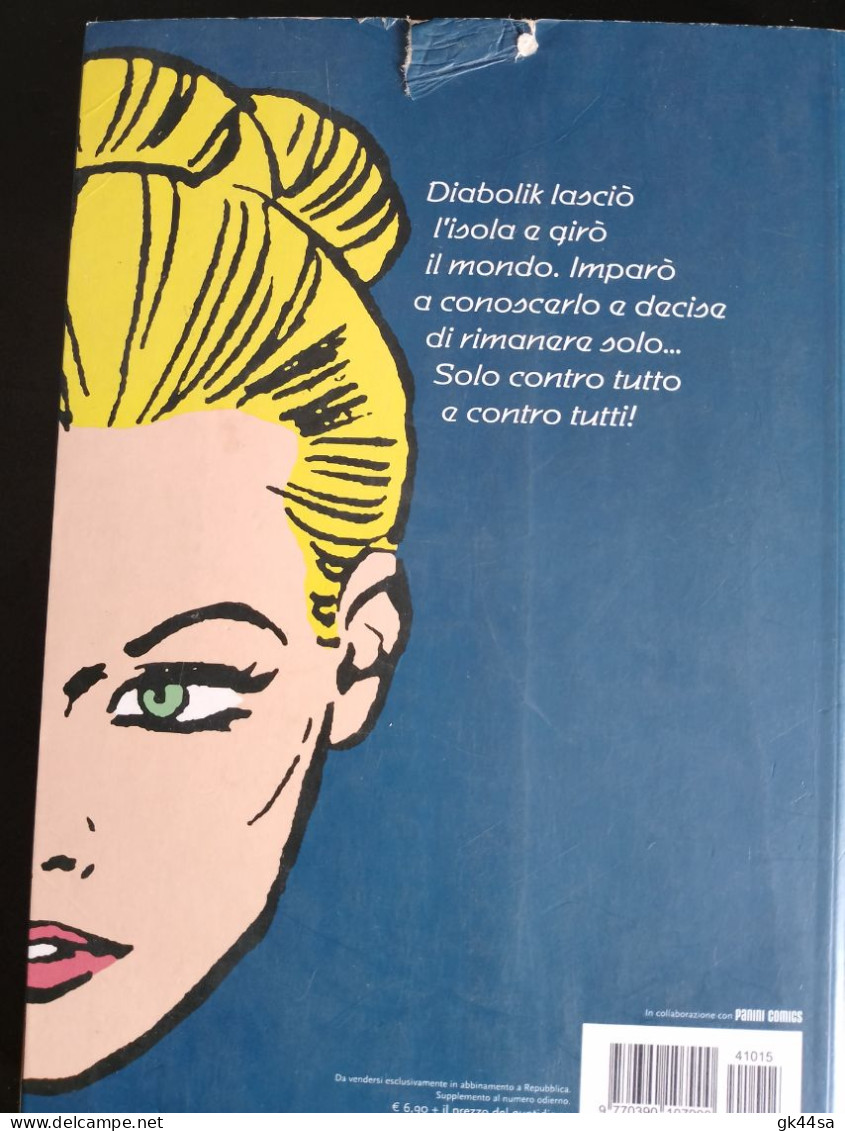 DIABOLIK "LE FERITE DEL PASSATO" - SERIE ORO N. 4 - Ed. PANINI 2004 - Diabolik