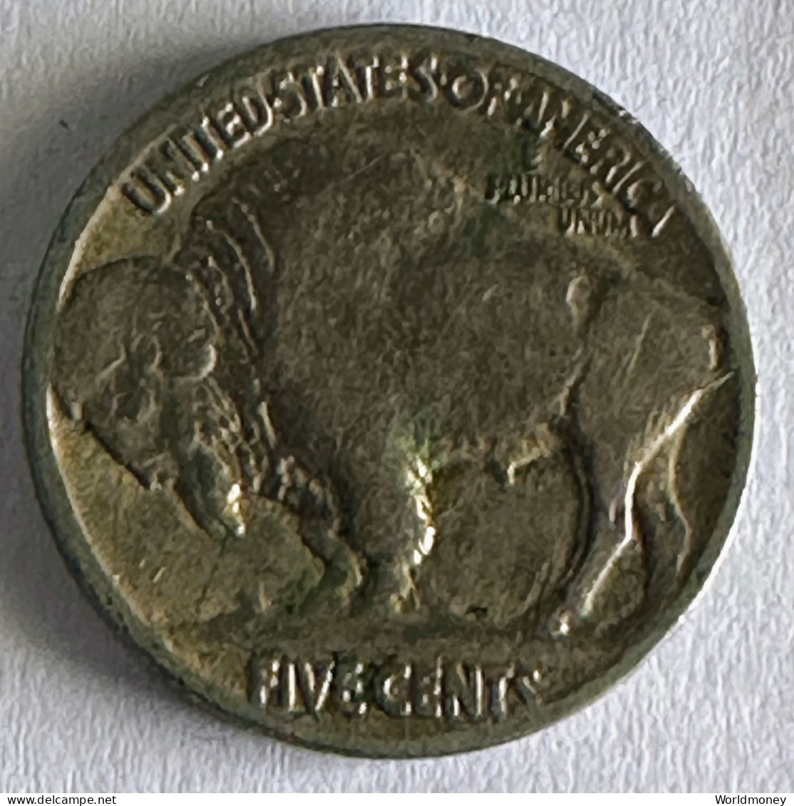 United States 5 Cents 1920 (without Letter) - 1913-1938: Buffalo