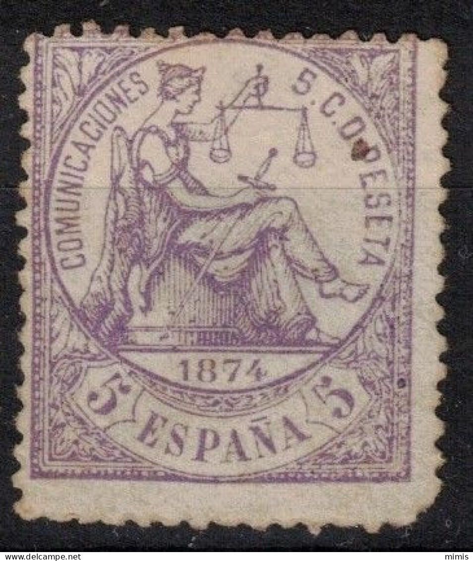 ESPAGNE          1874  N° 142  Neuf Sans Gomme      20%  De La Cote - Ungebraucht