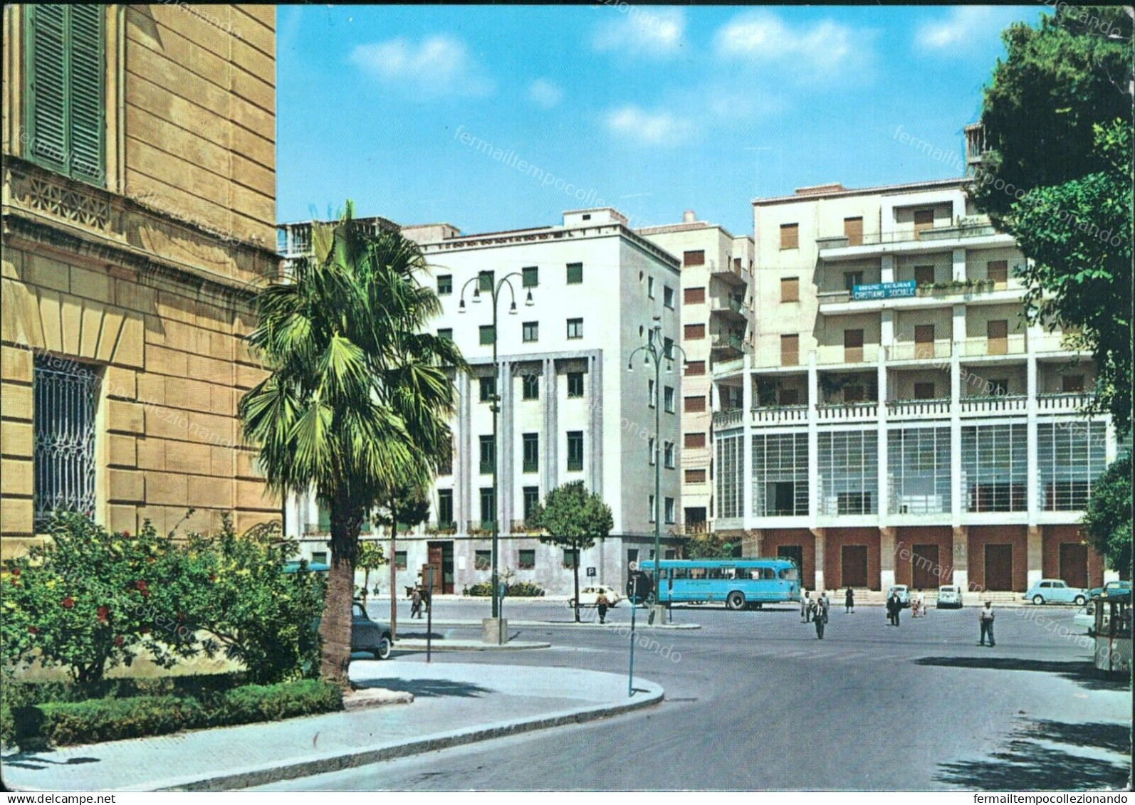 Cp408 Cartolina Agrigento  Citta'piazza Vittorio Emanuele Sicilia - Agrigento