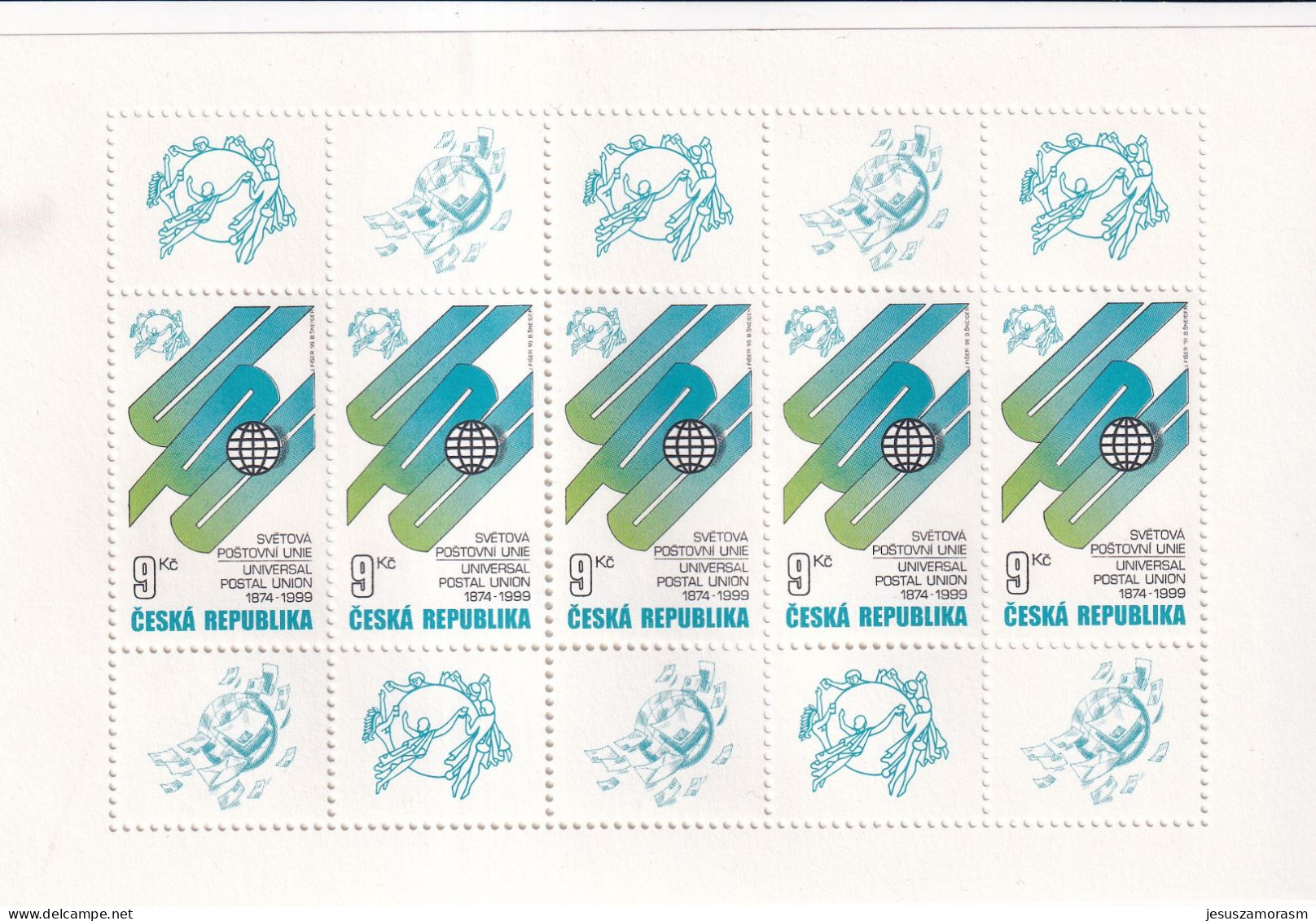 Republica Checa Nº 219 En Hoja De 5 Sellos - Unused Stamps