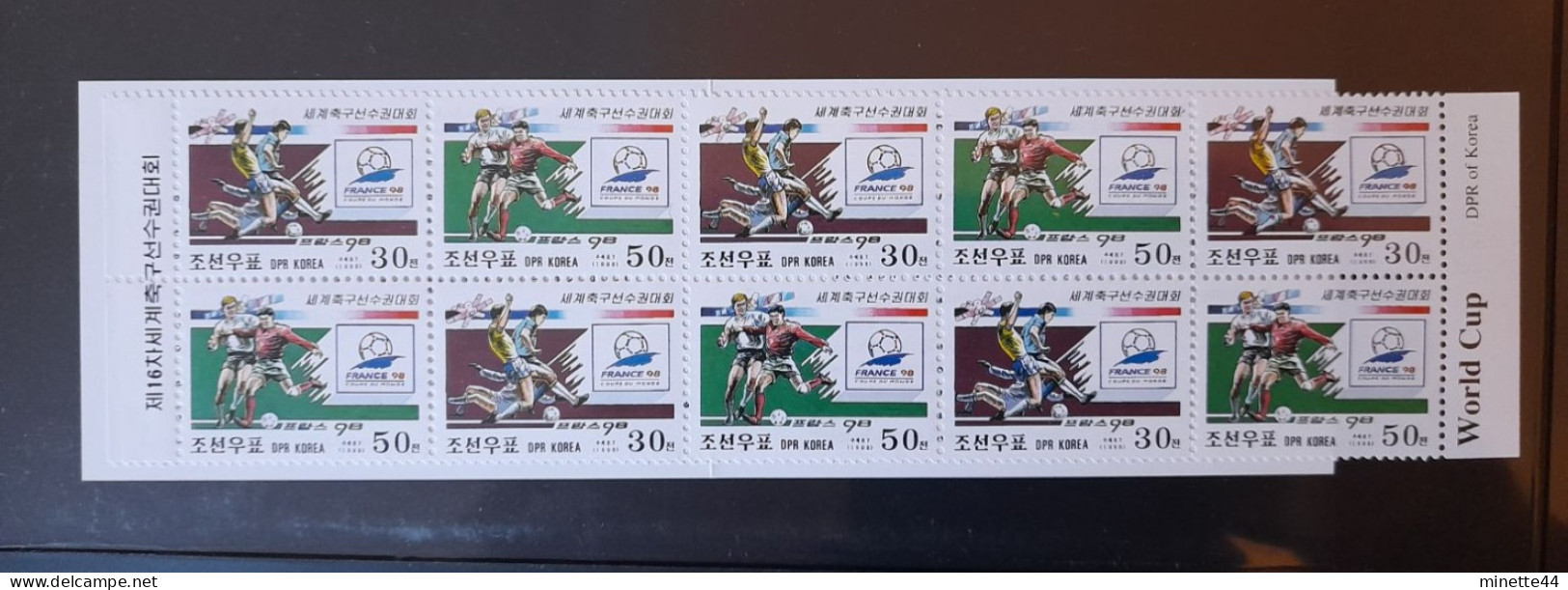 FRANCE 1998 MNH** COREE KOREA BOOKLET CARNET  FOOTBALL FUSSBALL SOCCER CALCIO VOETBAL FOOT FUTEBOL FUTBOL - 1998 – France