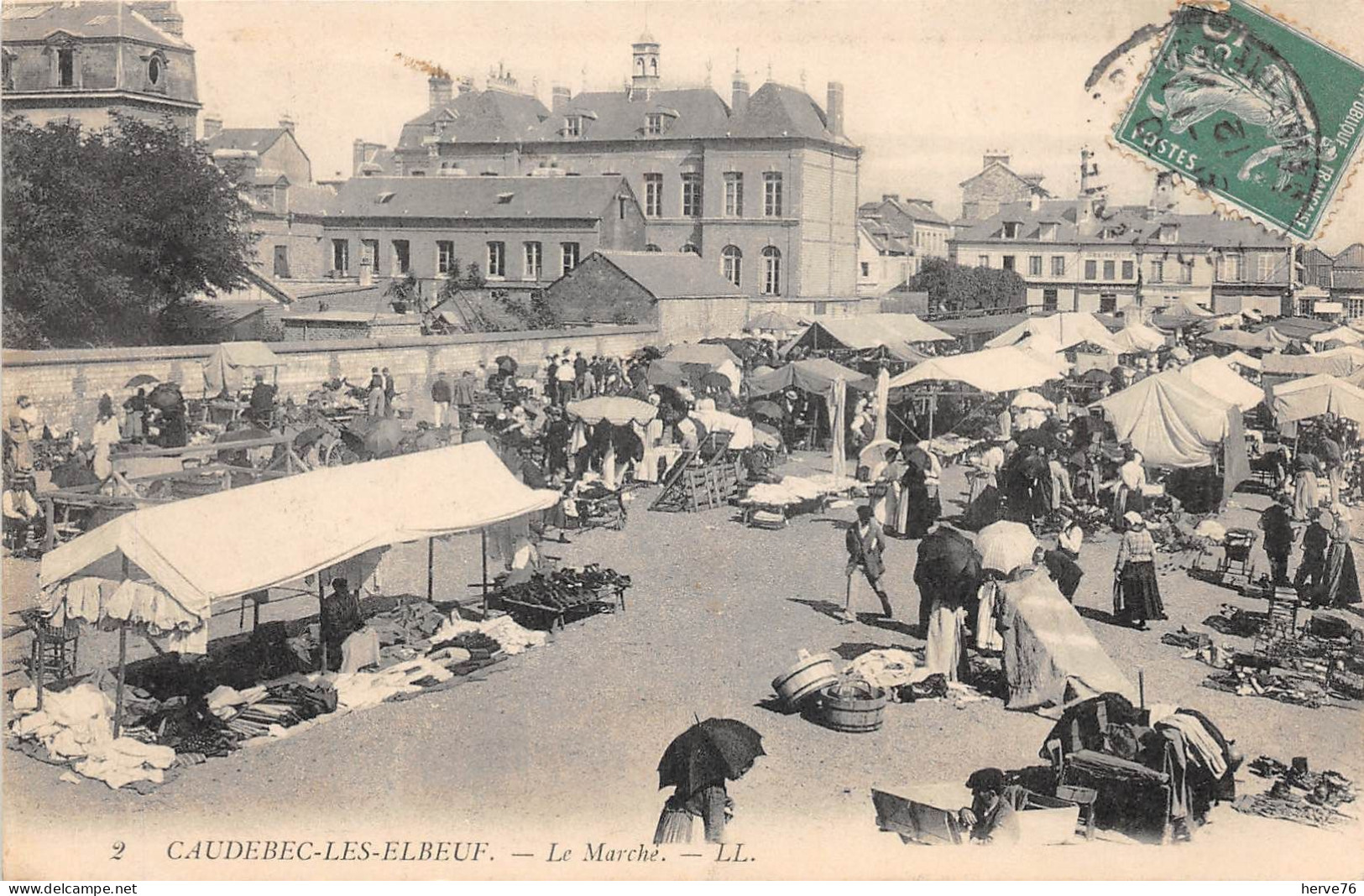 CAUDEBEC LES ELBEUF - Le Marché - Caudebec-lès-Elbeuf