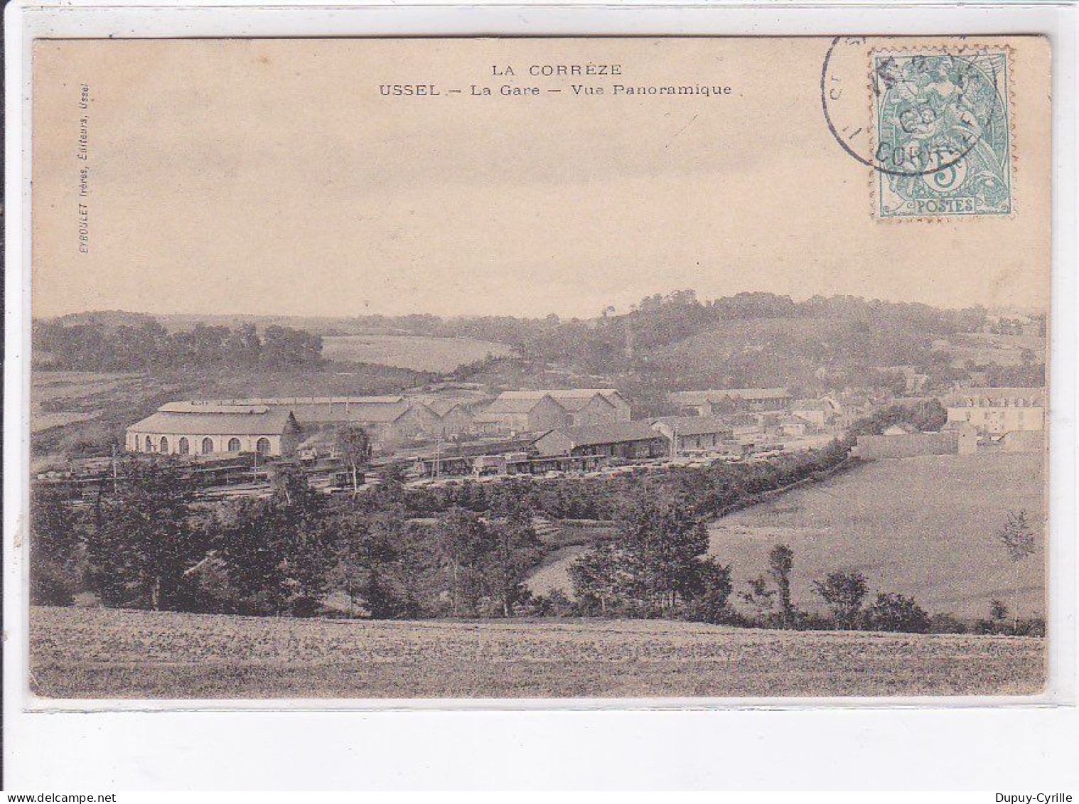 USSEL: La Gare, Vue Panoramique - Très Bon état - Ussel