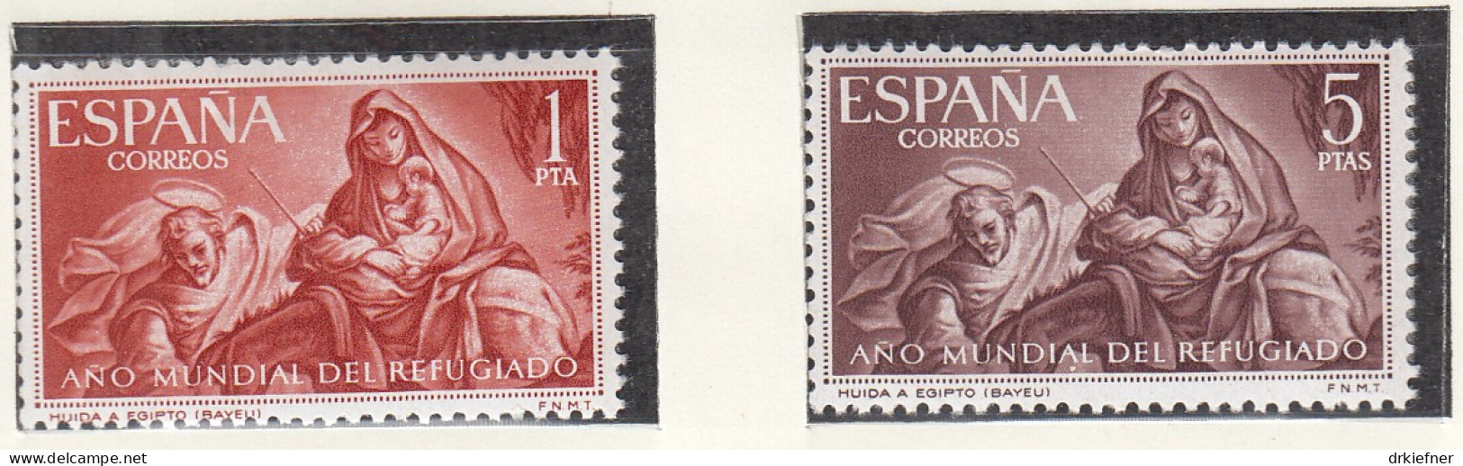 SPANIEN  1221-1222, Postfrisch **, Weltflüchtlingsjahr, 1961 - Unused Stamps