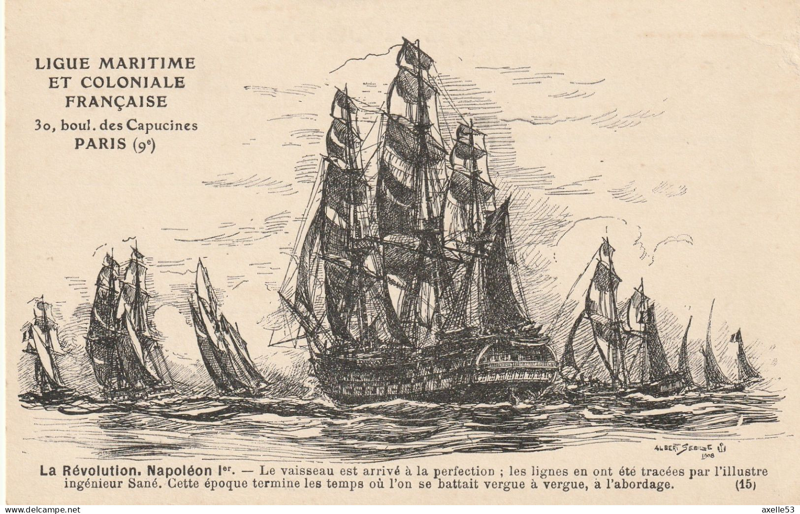 Ligue Maritime Et Coloniale Française 15 (10149) La Révolution. Napoléon 1er - Collections & Lots