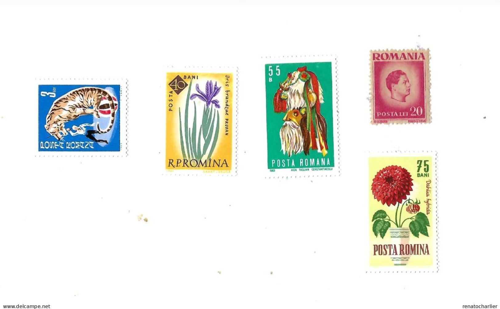 Iris,Dahlia,Cirque,Folklore,Roi.MNH,Neuf Sans Charnière. - Ongebruikt