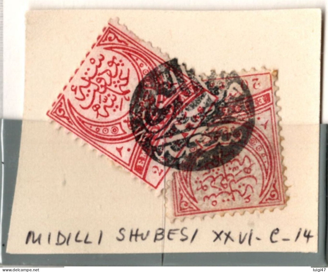 1880-84 Impero Ottomano N° 56-73 Su Frammento - Lettres & Documents