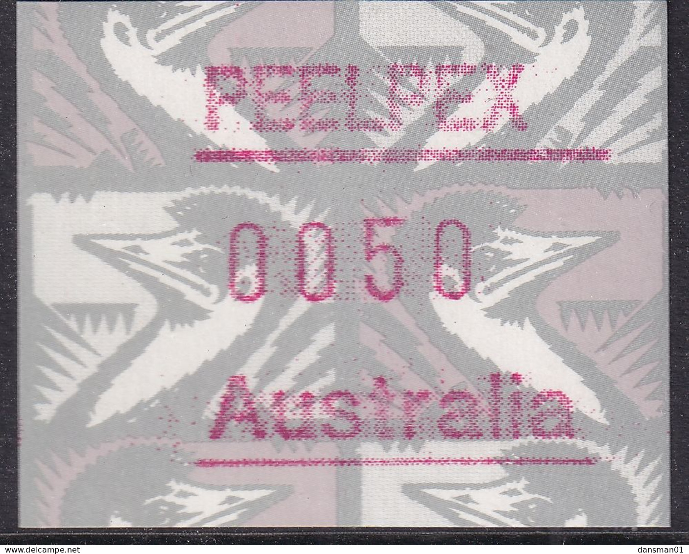 AUSTRALIA 1993 FRAMA  "PEELPEX" MNH - Automatenmarken [ATM]