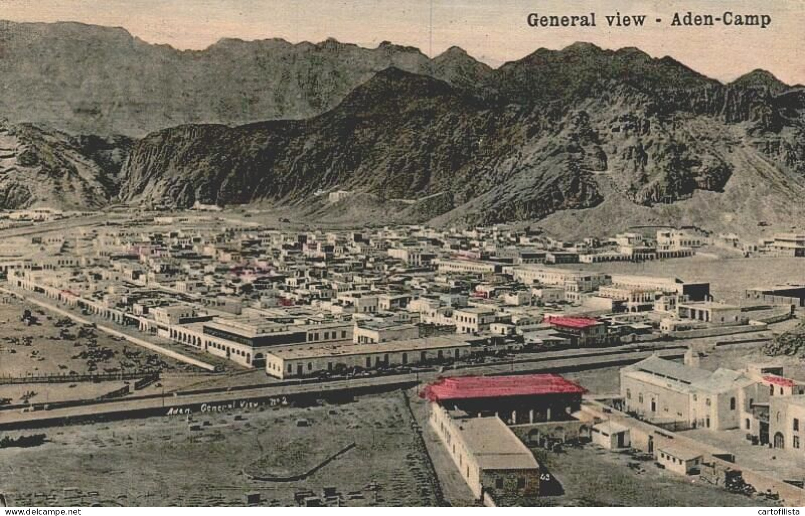 ADEN - General View, Aden Camp   (2 Scans) - Jemen