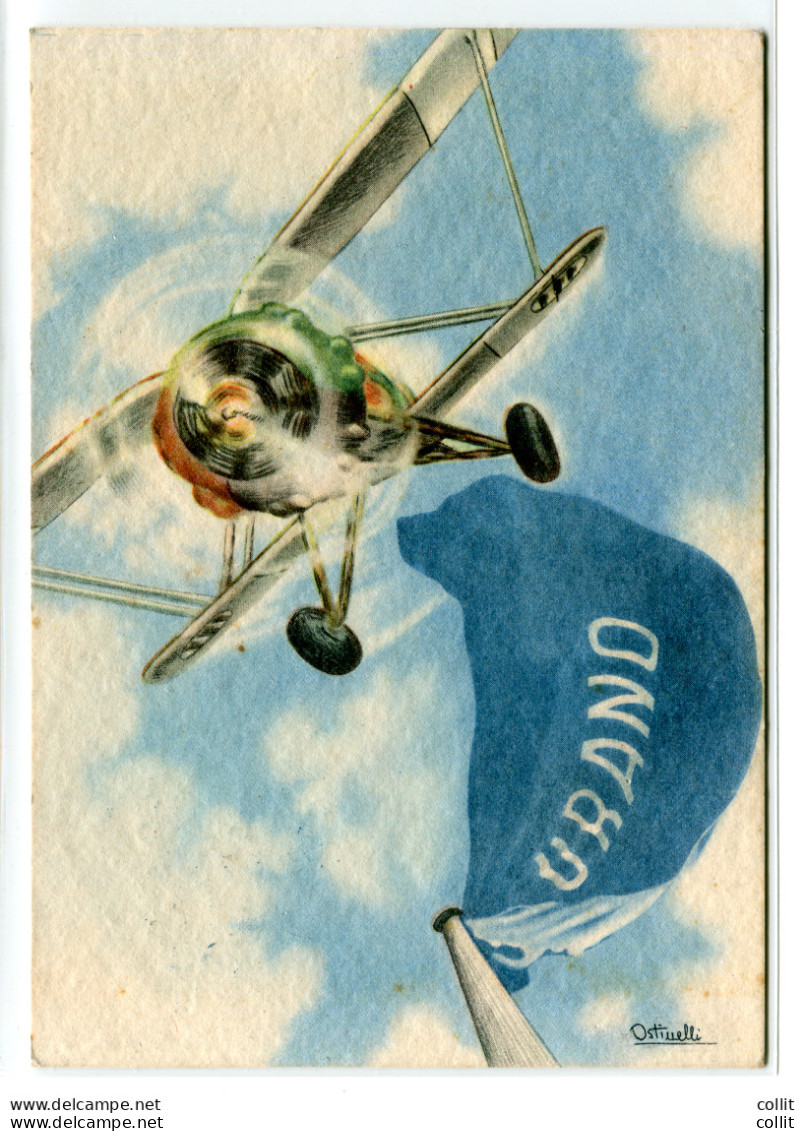 Mak 100 - Cartolina R. Accademia Aeronautica "Corso Urano" - Poststempel (Flugzeuge)