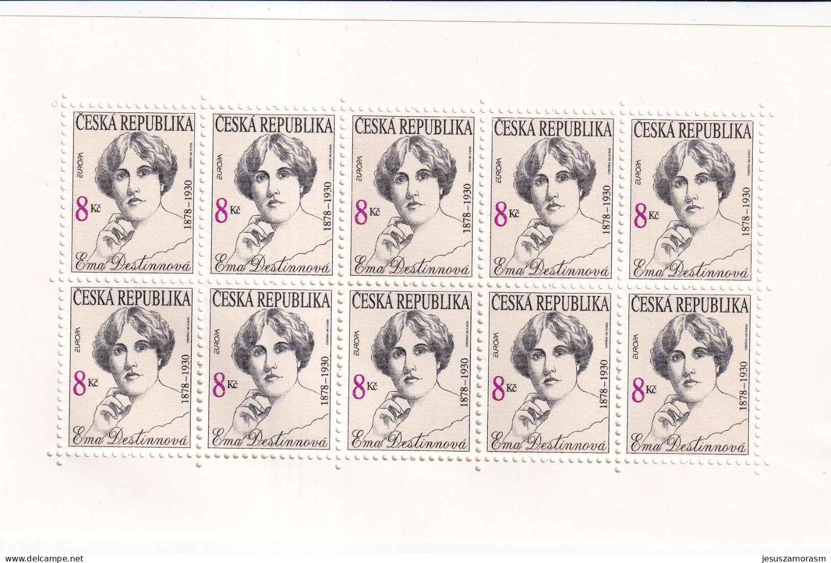 Republica Checa Nº 112 En Hoja De 10 Sellos - Unused Stamps