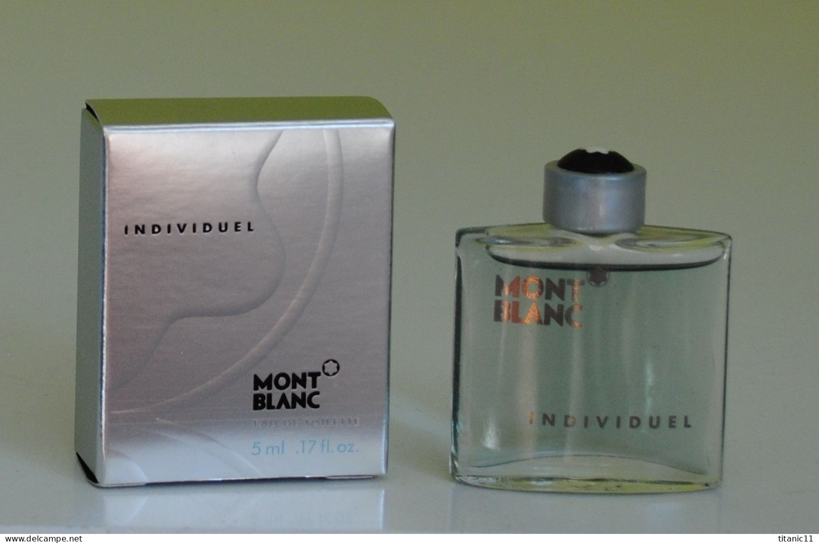 Miniature INDIVIDUEL De Mont Blanc ( France ) - Mignon Di Profumo Uomo (con Box)