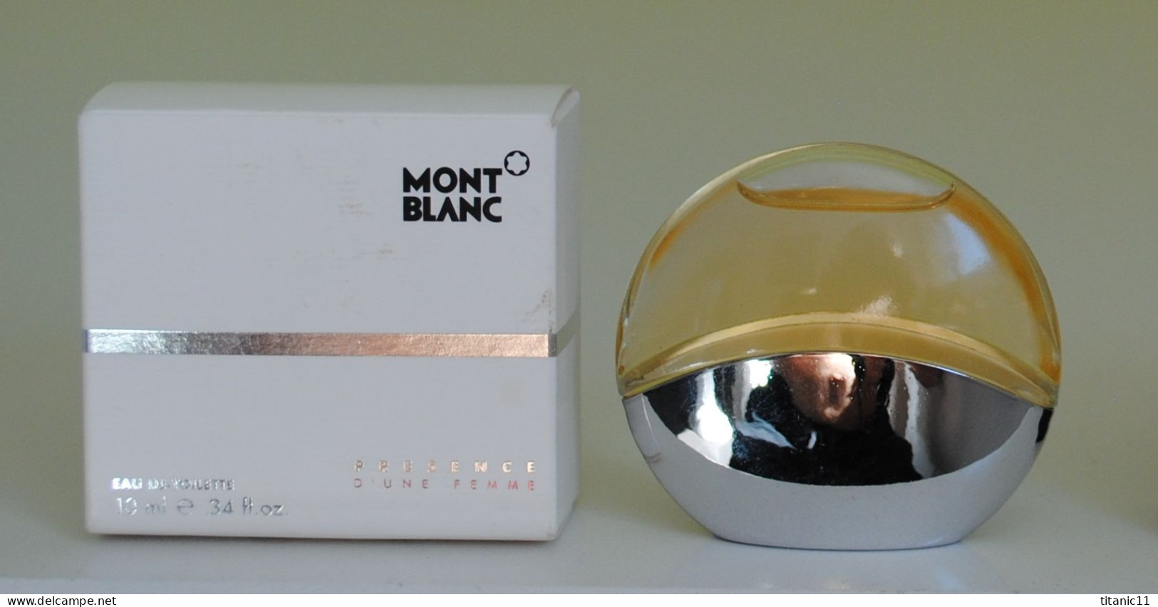 Miniature Présence D'une Femme De Mont Blanc ( France ) - Miniatures Womens' Fragrances (in Box)