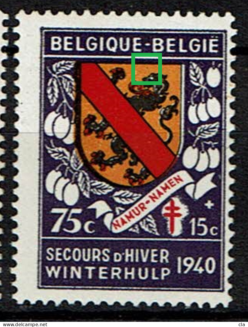 542  ** Décalage Couleurs Et Point Tête Lion - 1931-1960