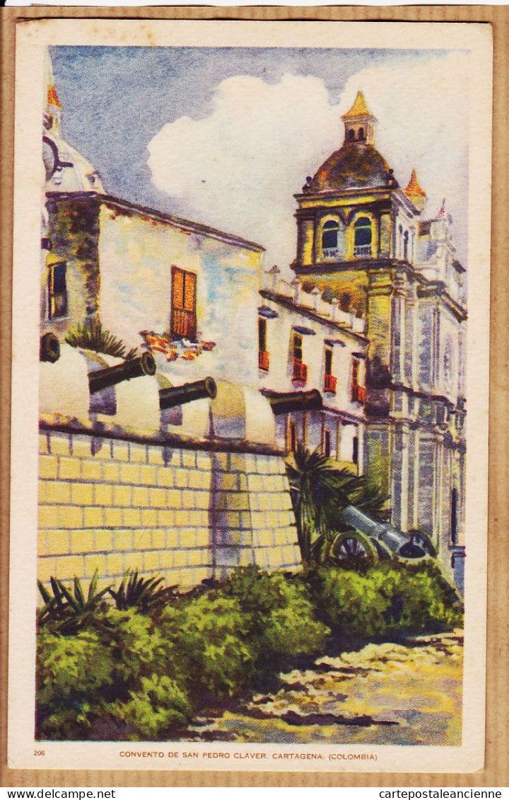 19923 / ⭐ CARTAGENA Convento De SAN PEDRO CLAVER Colombia 1920s OFFSET GALAS 206 Colombie Carthagène - Colombia