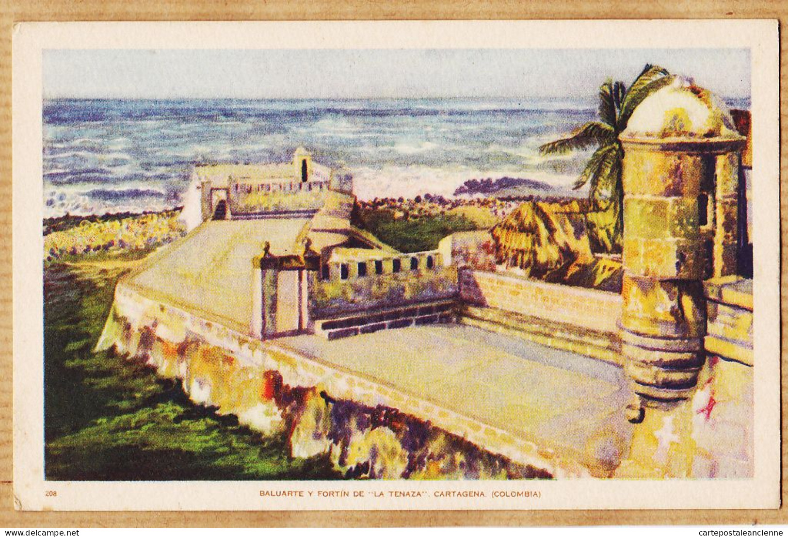 19920 / ⭐ CARTAGENA Baluarte Y Fortin De La TENAZA Colombia 1920s OFFSET GALAS 208 Colombie Carthagène - Colombia