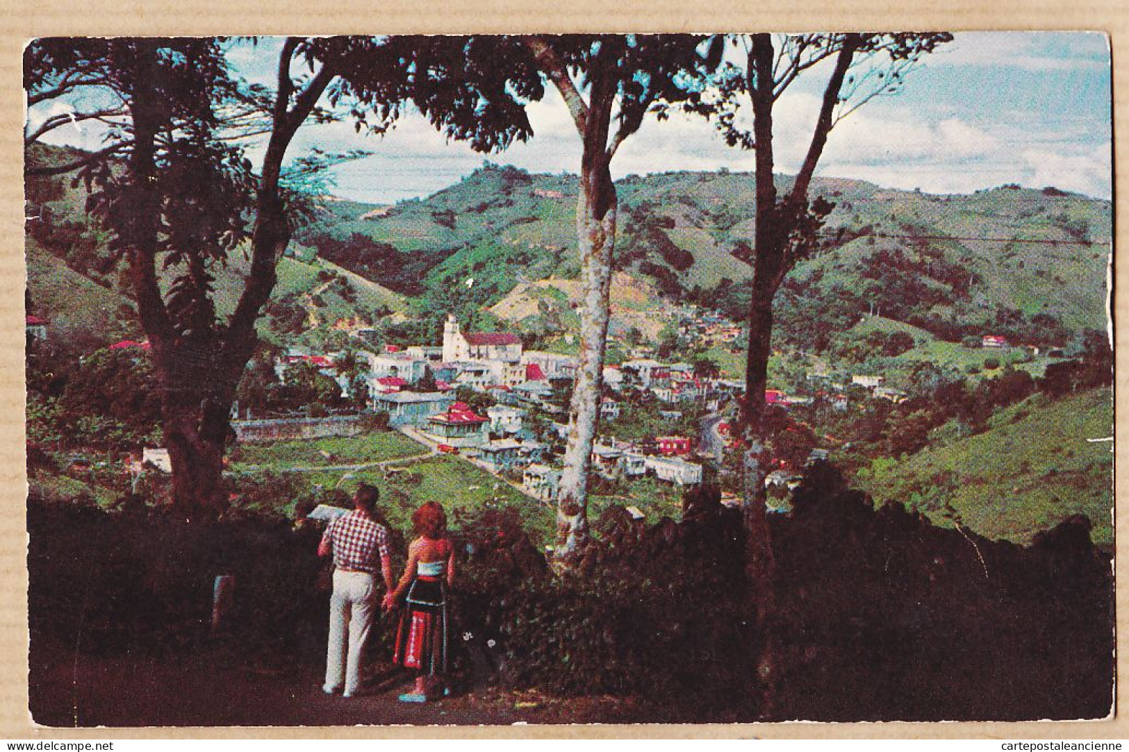 19964 / ⭐ PUERTO-RICO The Town Of Barranquitas Nestled In The Hills 1950s à G.ANDRE Bv Lefevre Paris XV - Puerto Rico