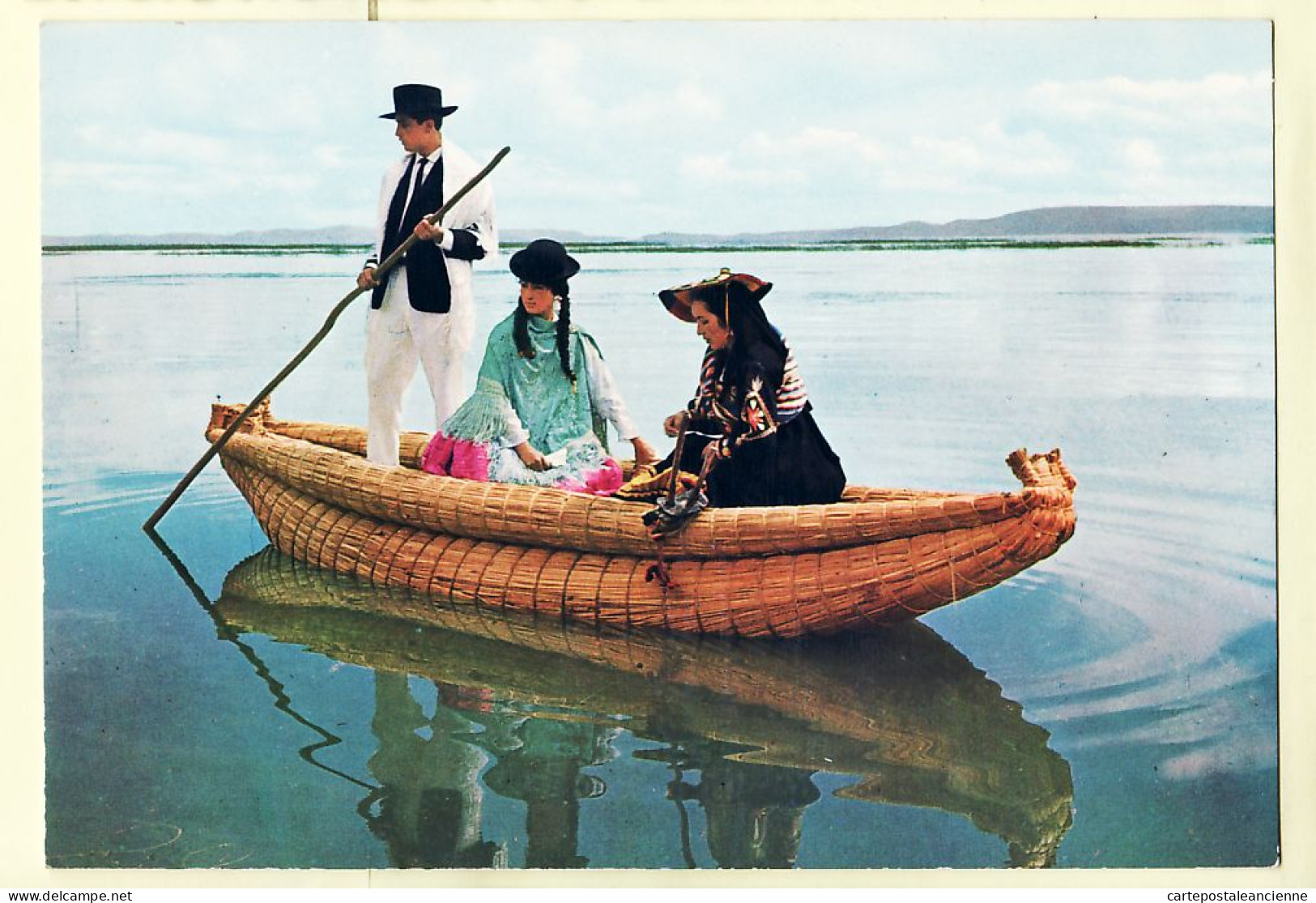 19866 / ⭐ Pérou Lac TITICACA Barque Balsa TOTORA Typical Boat Lago Lake Péru - Perú