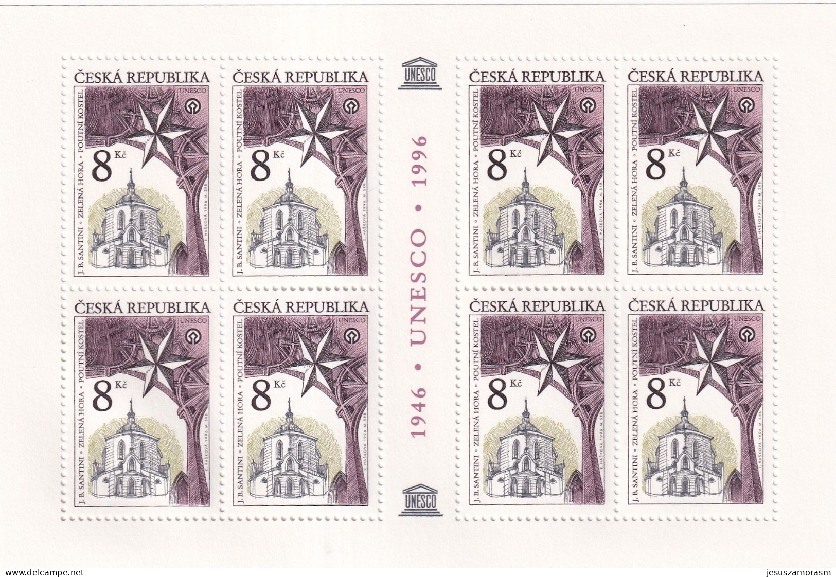 Republica Checa Nº 117 Al 118 En Hoja De 8 Series - Unused Stamps