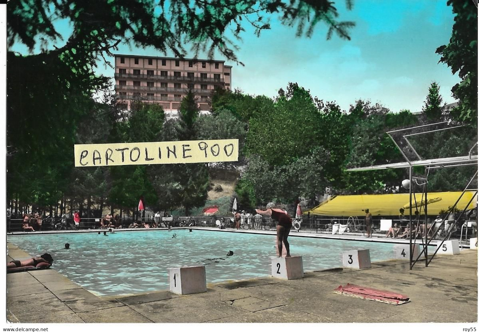 Emilia Romagna-modena-pievepelago Piscina Comunale Differente Veduta Piscina Anni 60 - Sonstige & Ohne Zuordnung