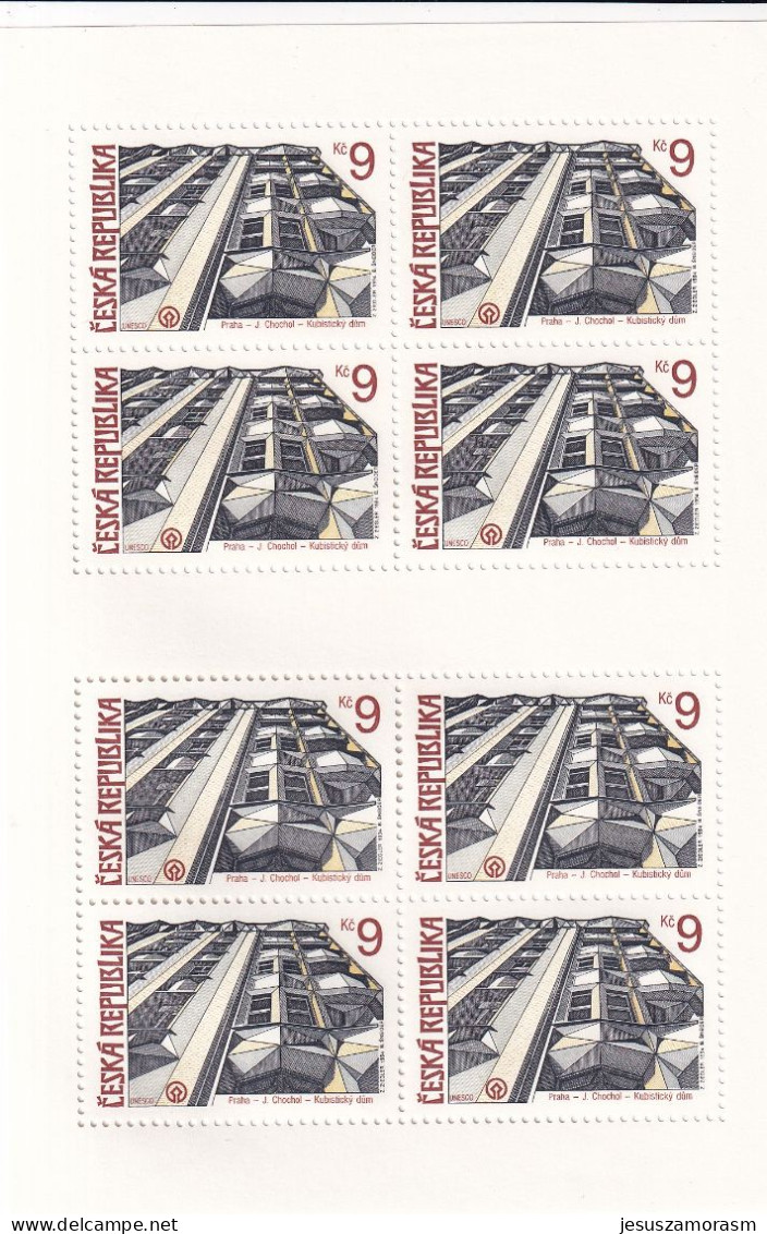 Republica Checa Nº 38 Al 39 En Hoja De 8 Series - Unused Stamps