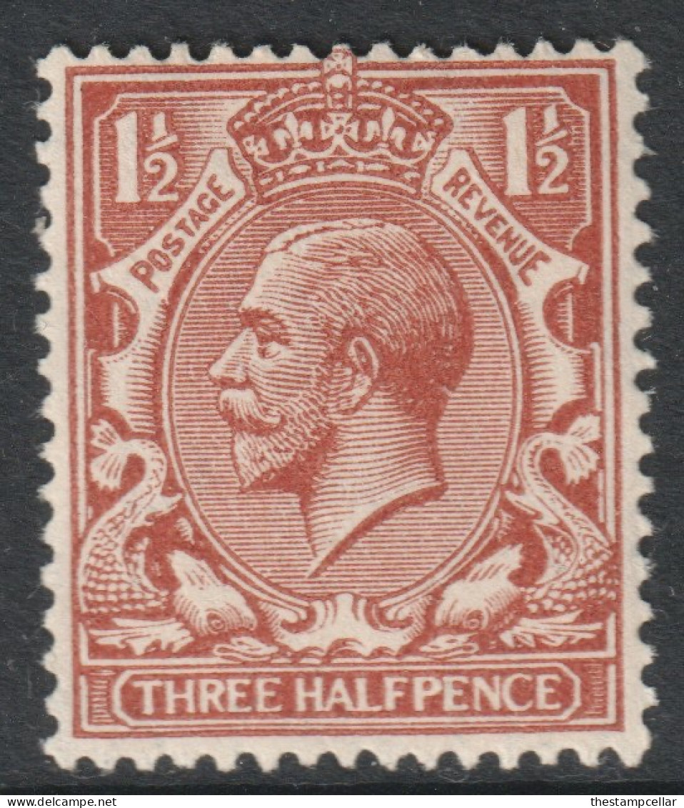 GB Scott 189 - SG420, 1924 George V 1.1/2d MH* - Ungebraucht