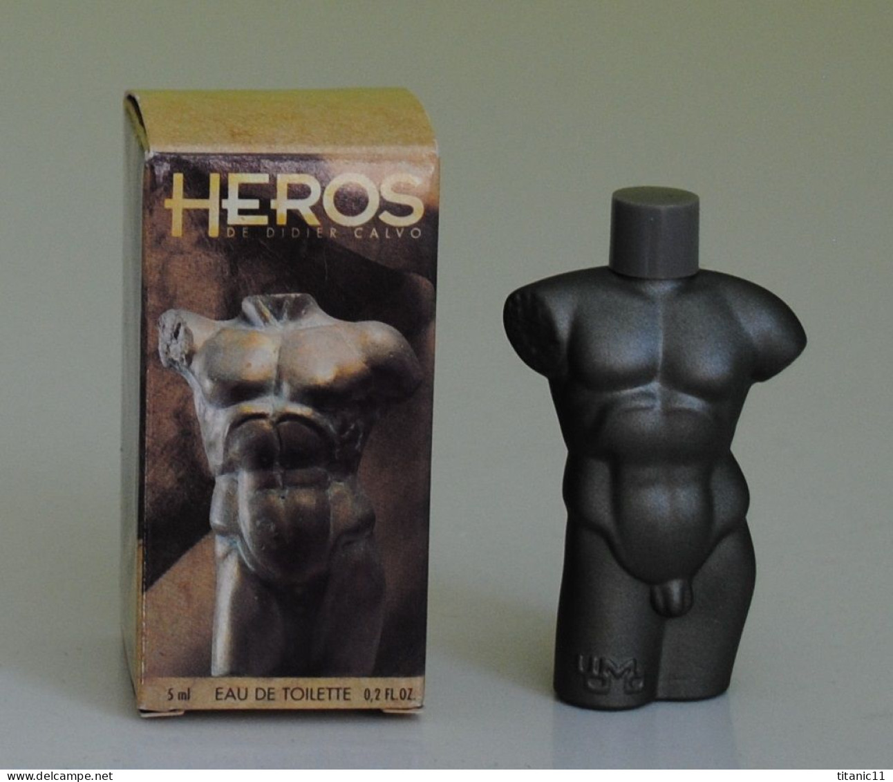 Miniature HEROS De Didier Calvo ( France ) - Miniaturen Herrendüfte (mit Verpackung)