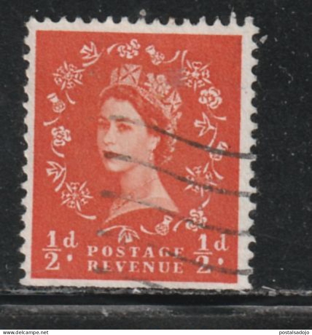 4GRANDE-BRETAGNE 011 // YVERT 262  // 1952-54 - Gebruikt