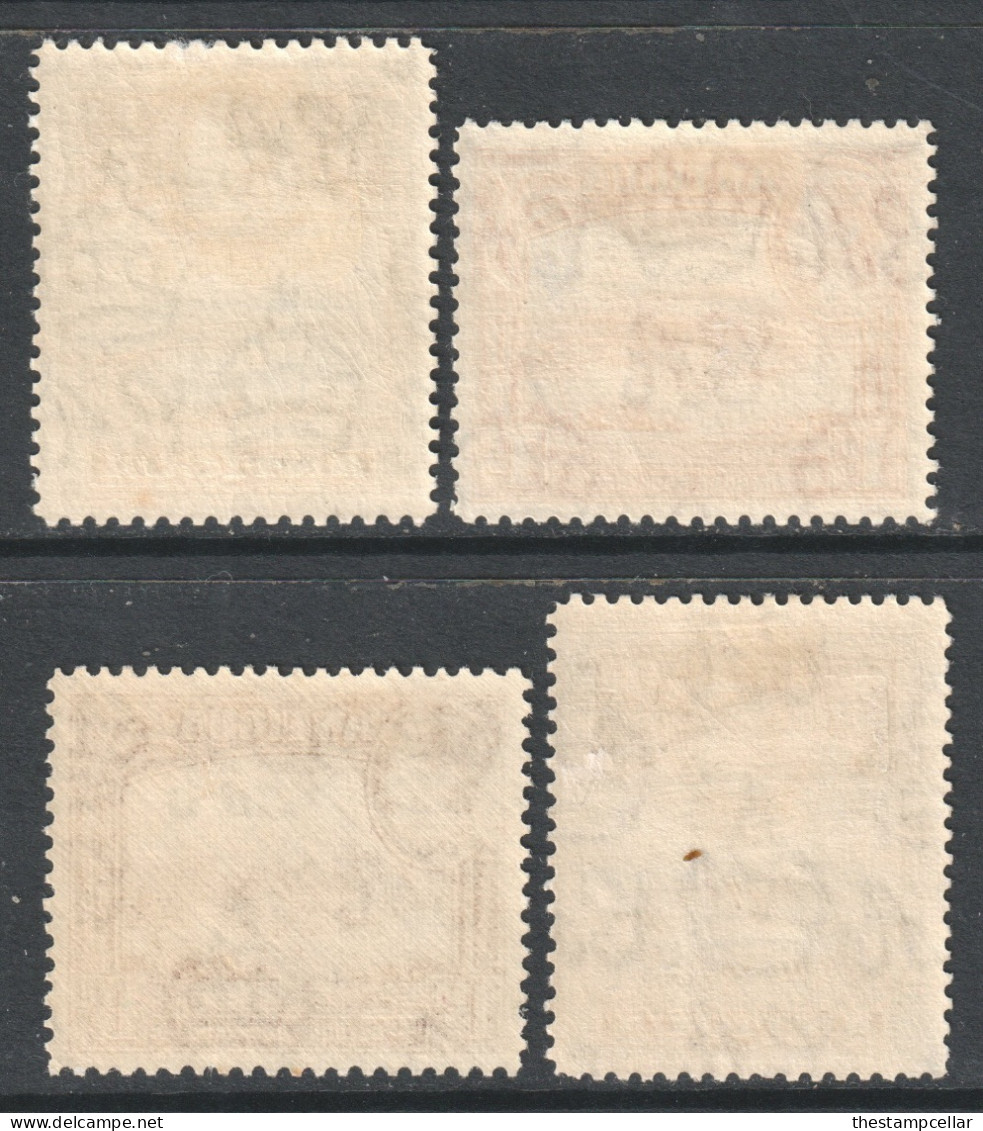 Antigua Scott 84/86 - SG98/101, 1938 George VI 1/2d - 2d Lot MH* - 1858-1960 Colonia Británica