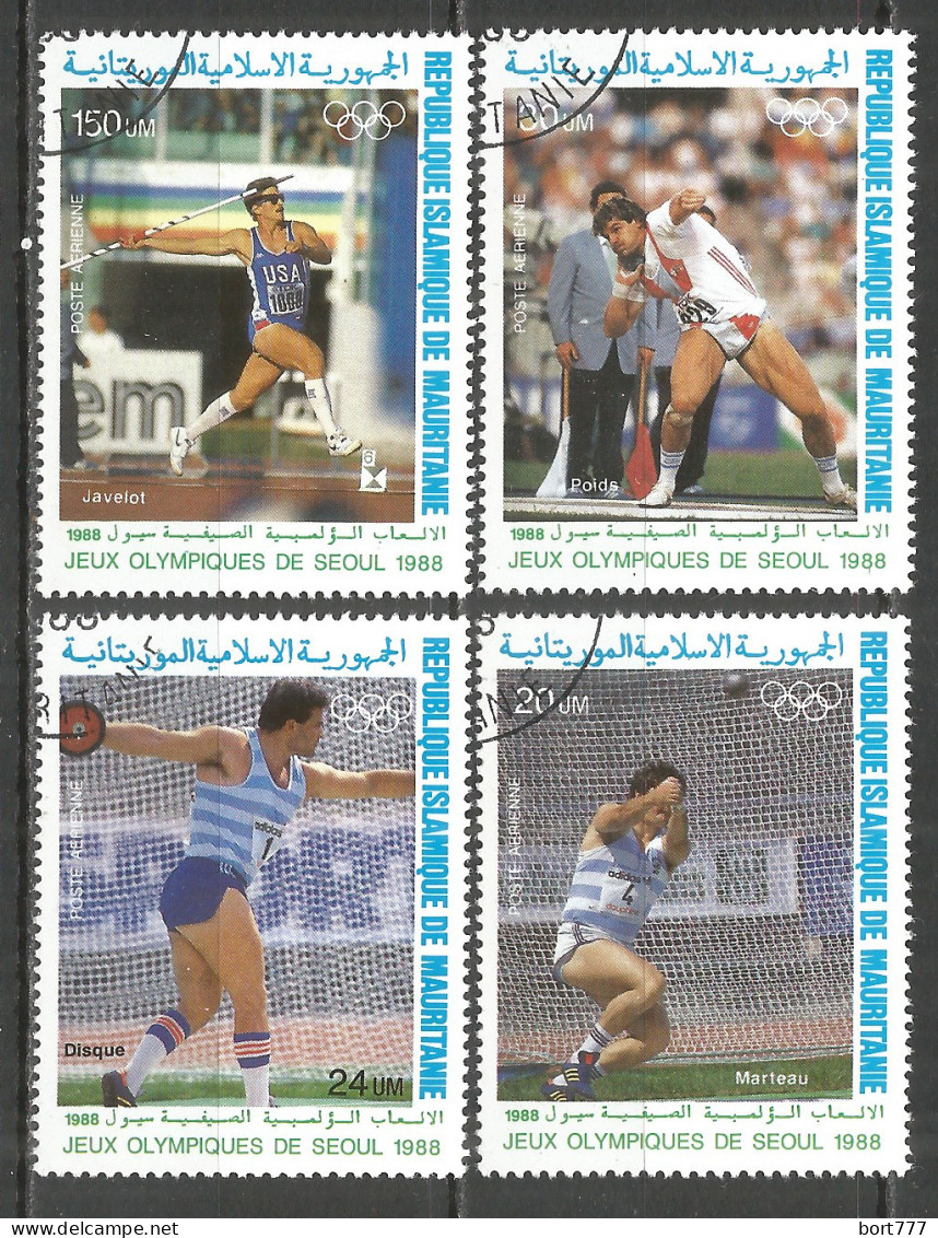Mauritania 1988 Year ,used Stamps - Sport  - Mauritania (1960-...)