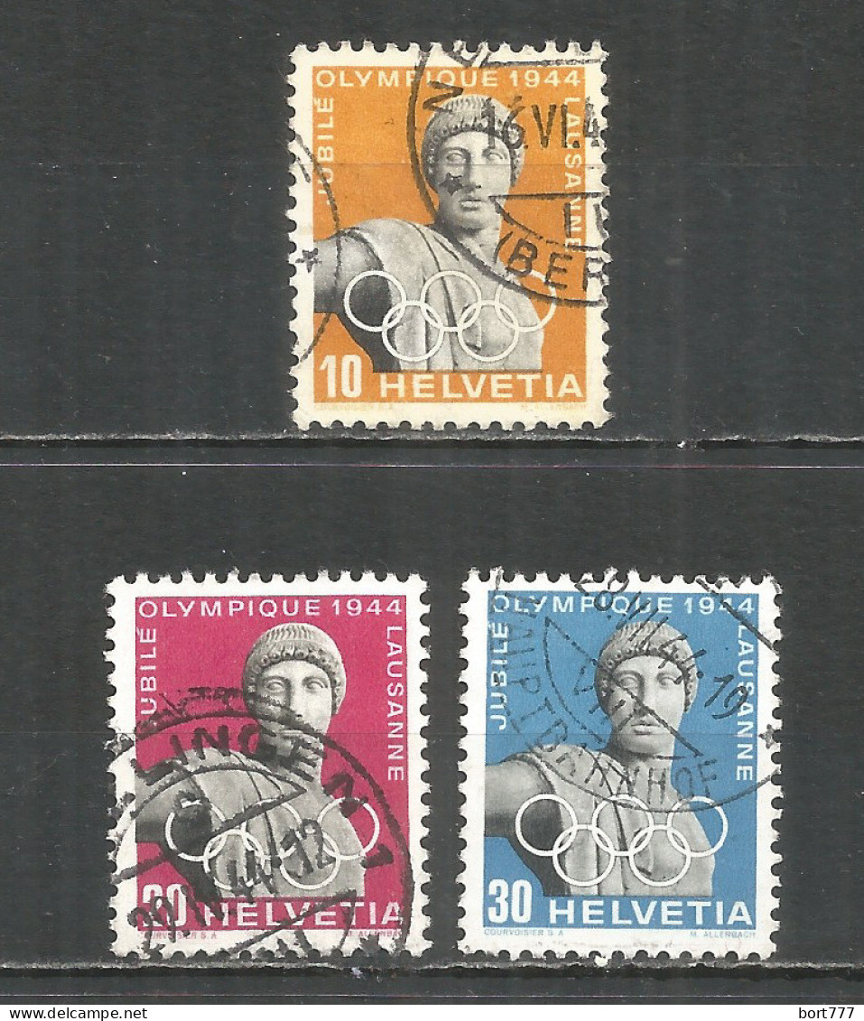Switzerland 1944 Year , Used Stamps Mi # 428-30 - Oblitérés