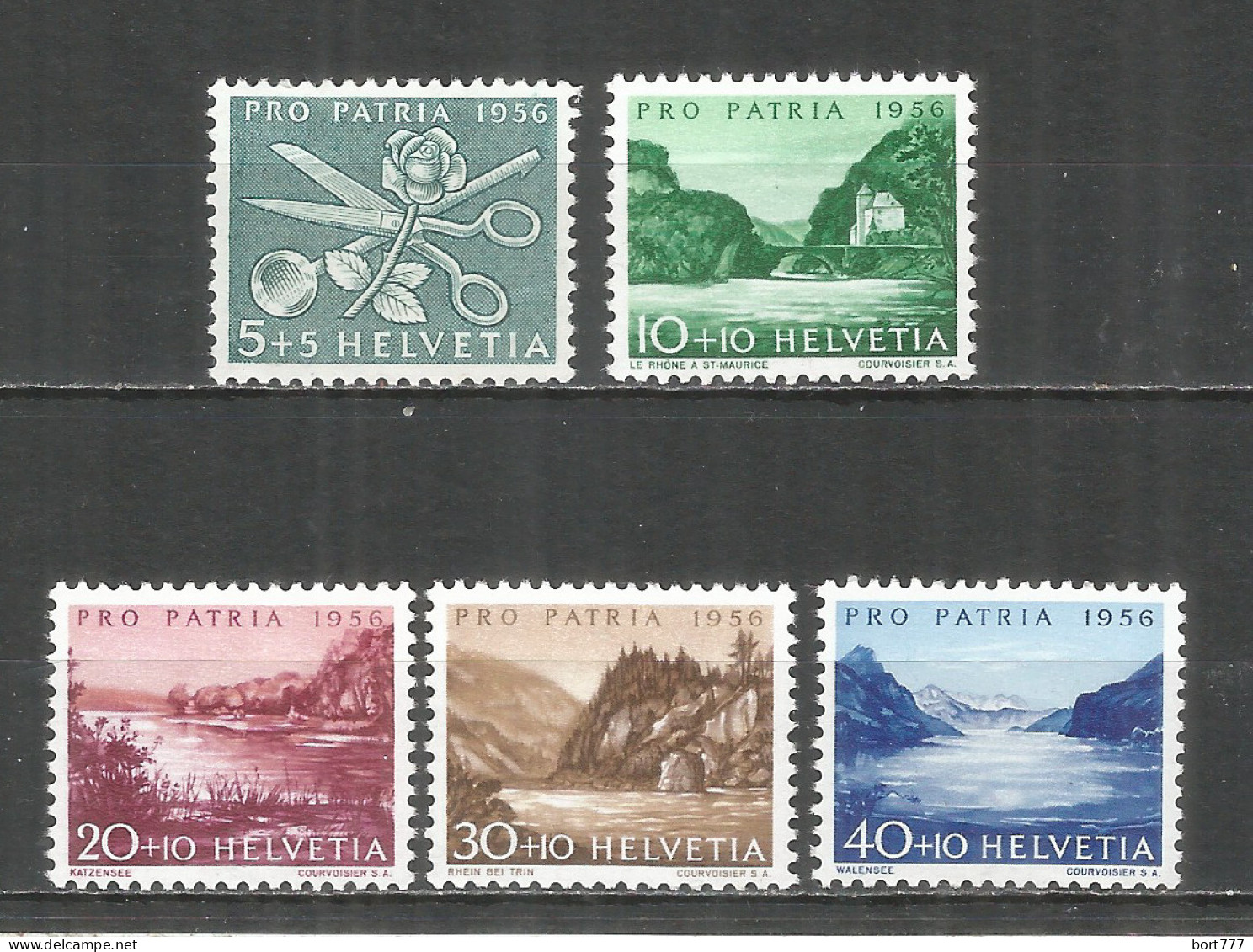 Switzerland 1956 Mint Stamps MNH(**)  Mi.# 627-631 - Ongebruikt