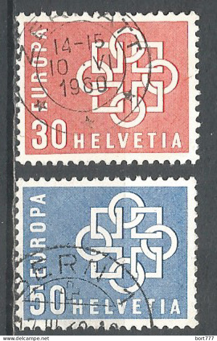 Switzerland 1959 Year , Used Stamps Mi # 679-80 Europa Cept - Gebraucht