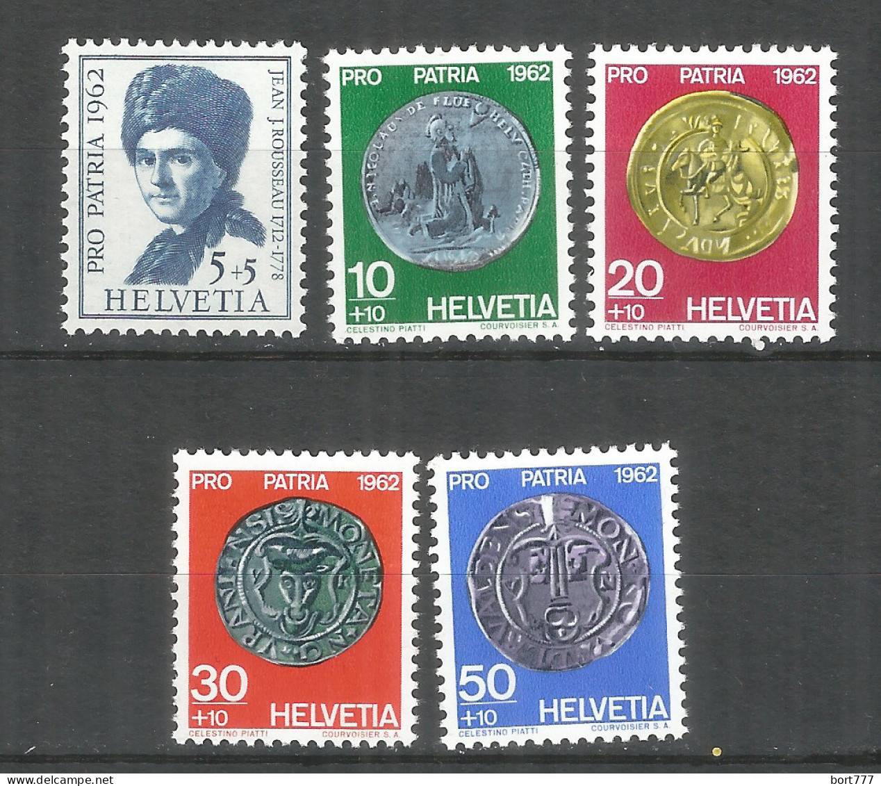 Switzerland 1960 Mint Stamps MNH(**)  Mi.# 751-755 - Ongebruikt