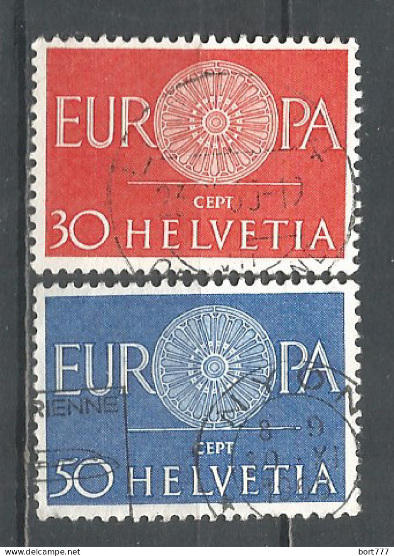 Switzerland 1960 Year , Used Stamps Mi # 720-21 Europa Cept - Gebruikt