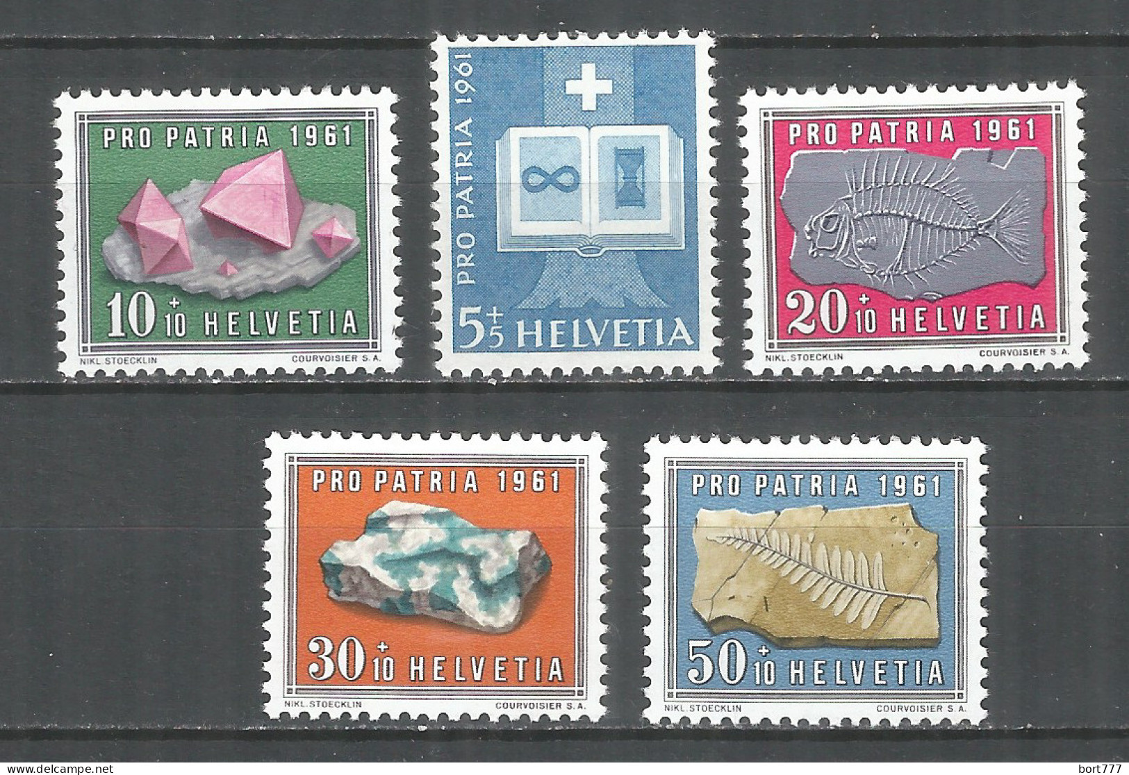 Switzerland 1961 Mint Stamps MNH(**)  Mi.# 731-735 - Neufs