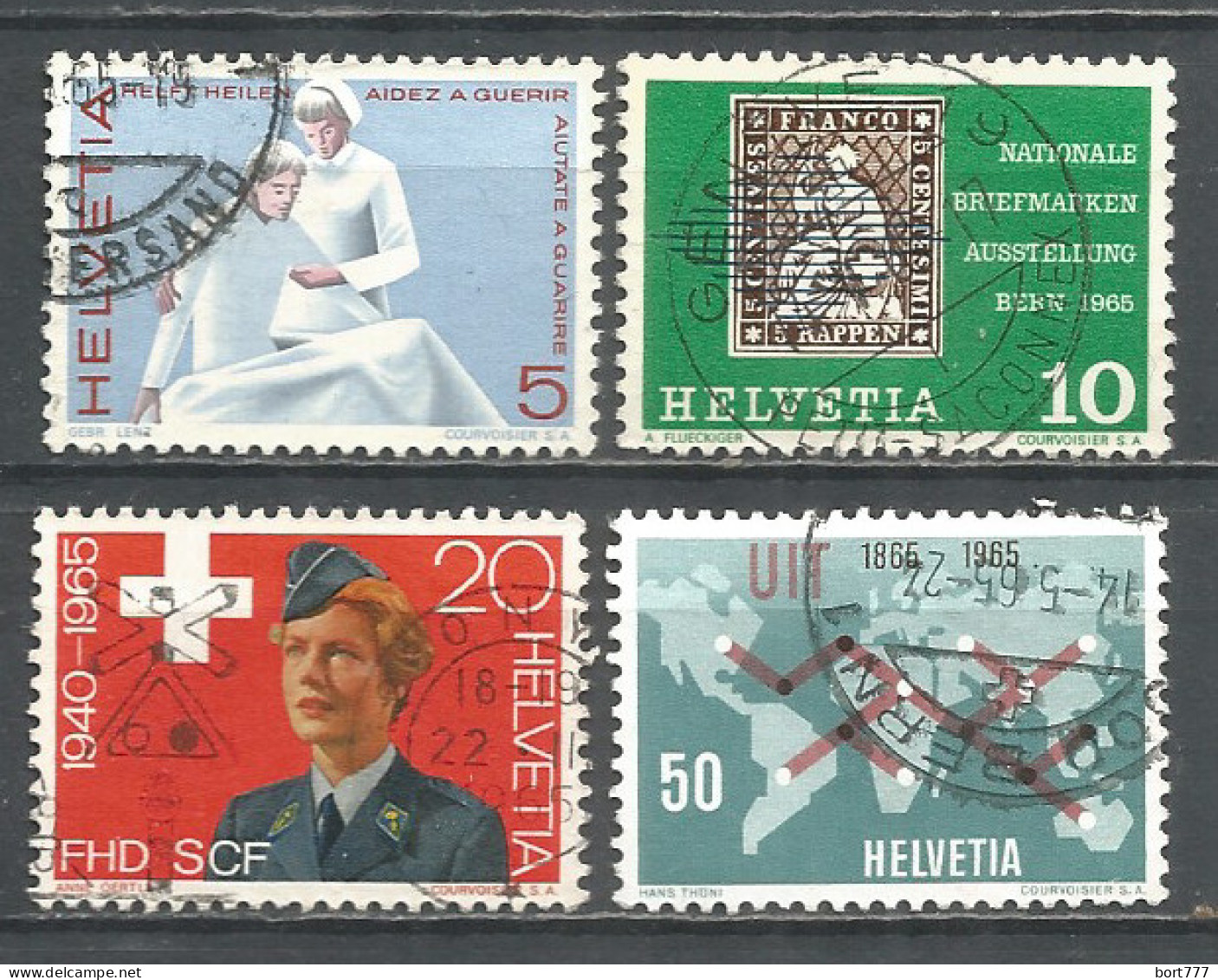 Switzerland 1964 Year , Used Stamps Mi # 808-11 - Oblitérés