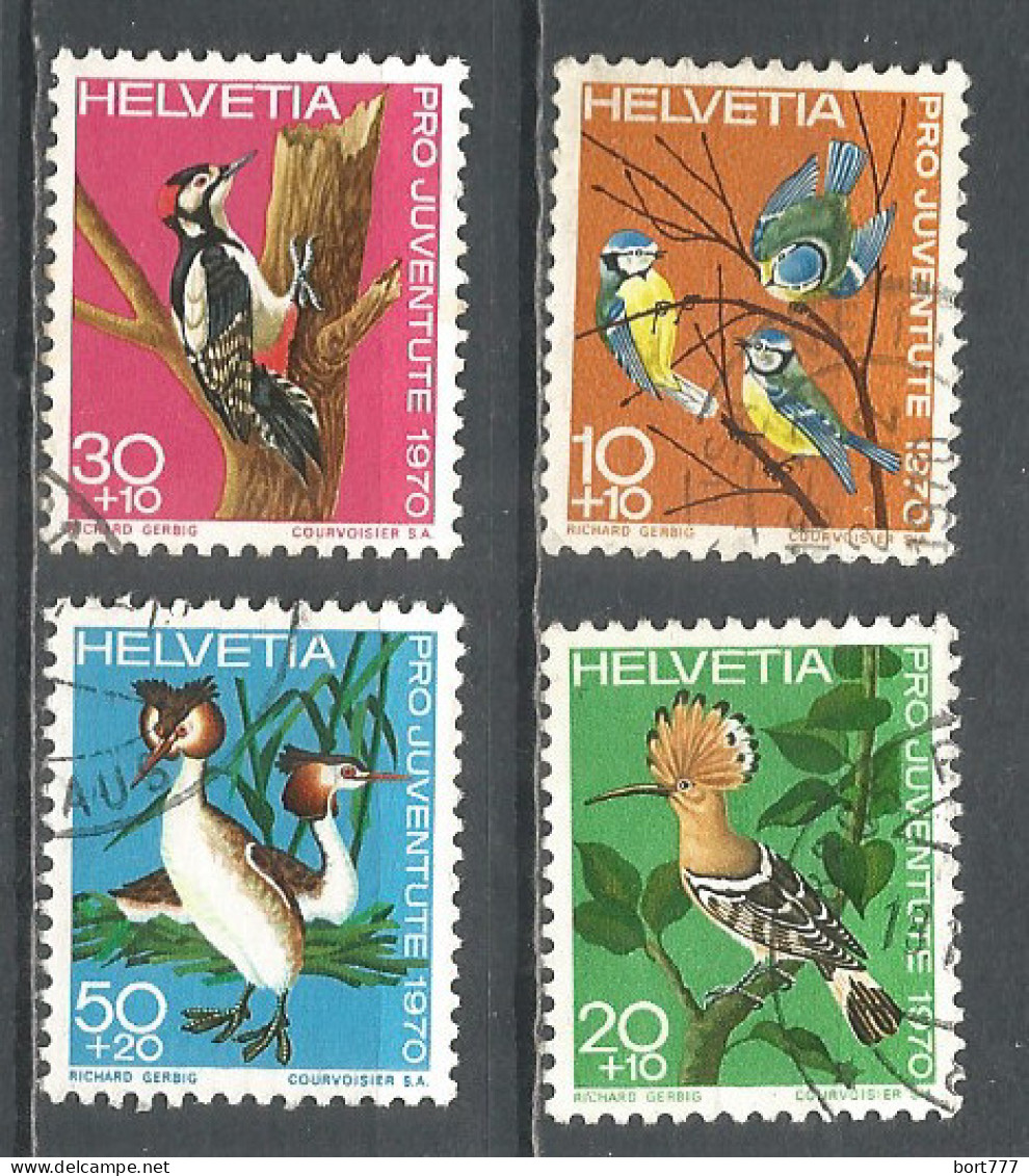 Switzerland 1970 Year , Used Stamps Mi # 936-39 - Usados