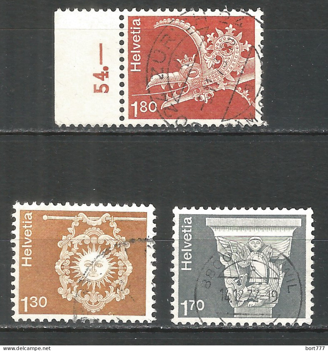 Switzerland 1973 Year , Used Stamps Mi # 991-93 - Gebruikt