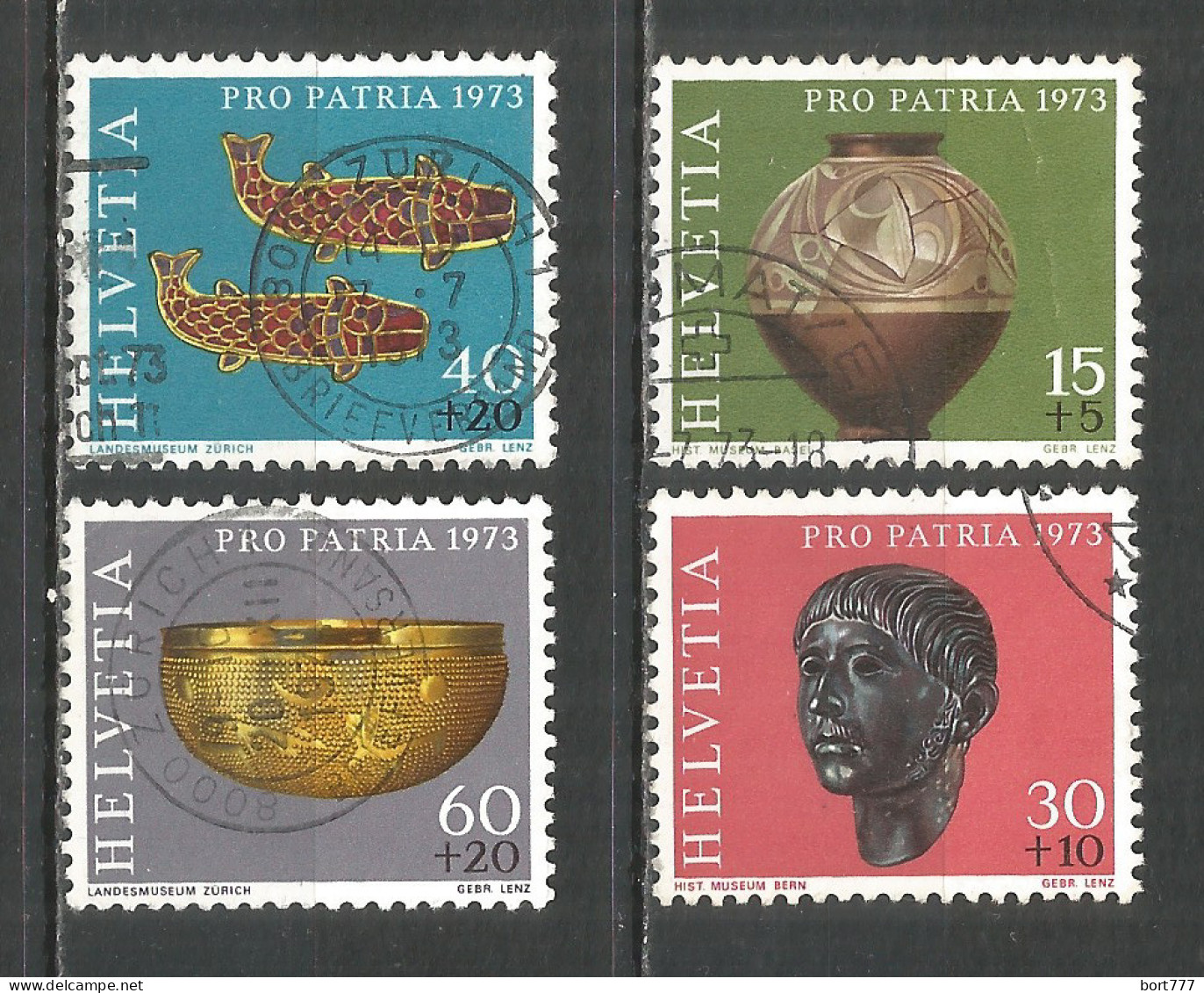 Switzerland 1973 Year , Used Stamps Mi # 996-99 - Oblitérés