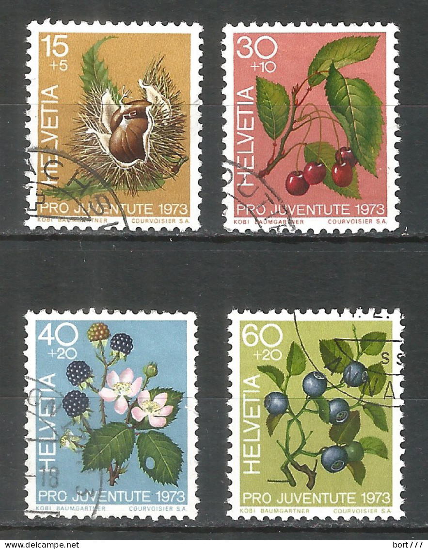 Switzerland 1973 Year , Used Stamps Mi # 1013-16 - Gebraucht