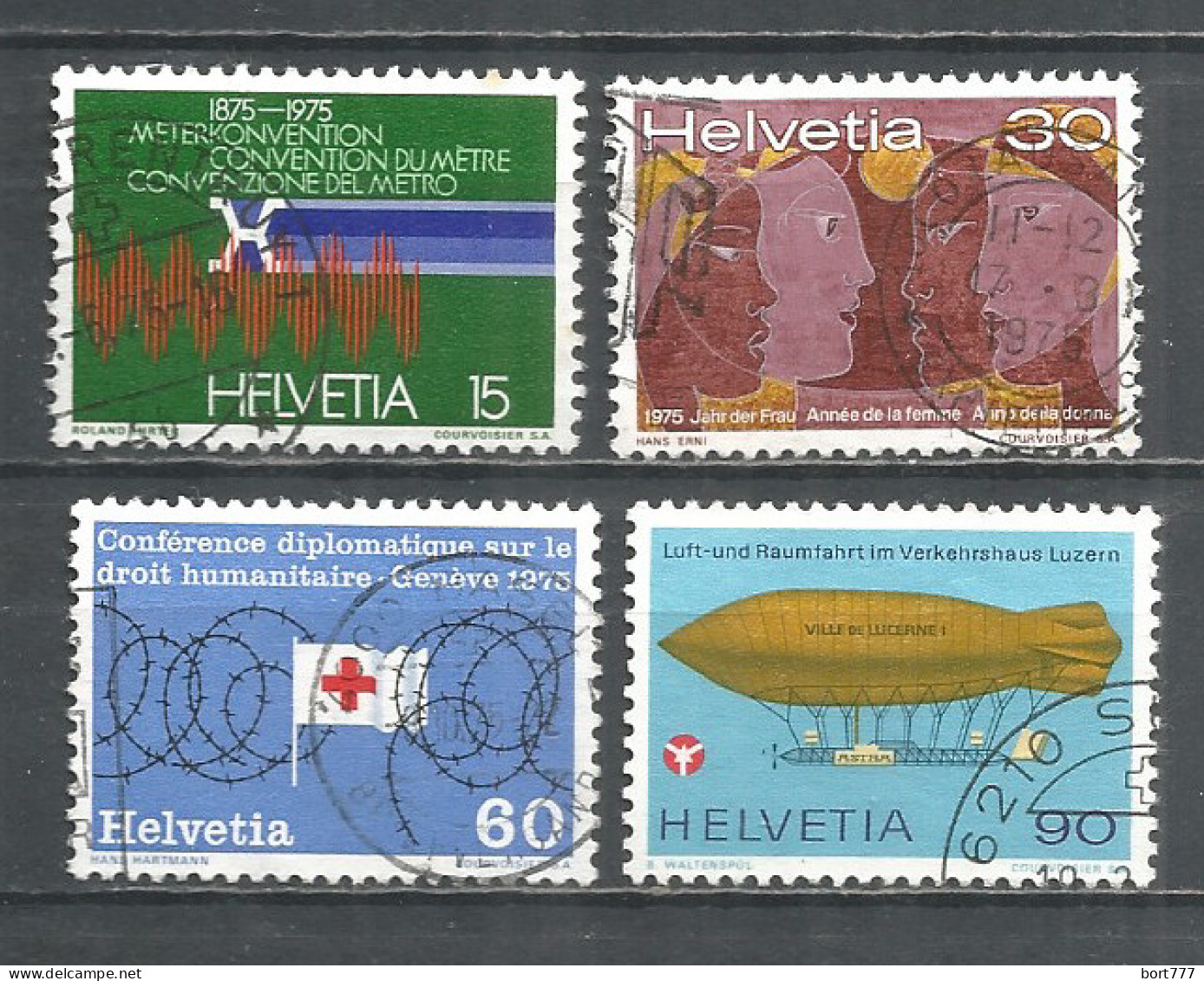 Switzerland 1975 Year , Used Stamps Mi # 1046-49 - Used Stamps