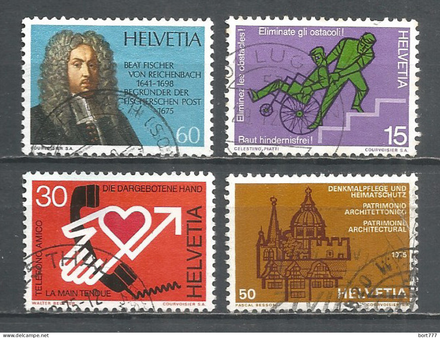 Switzerland 1975 Year , Used Stamps Mi # 1058-61 - Used Stamps