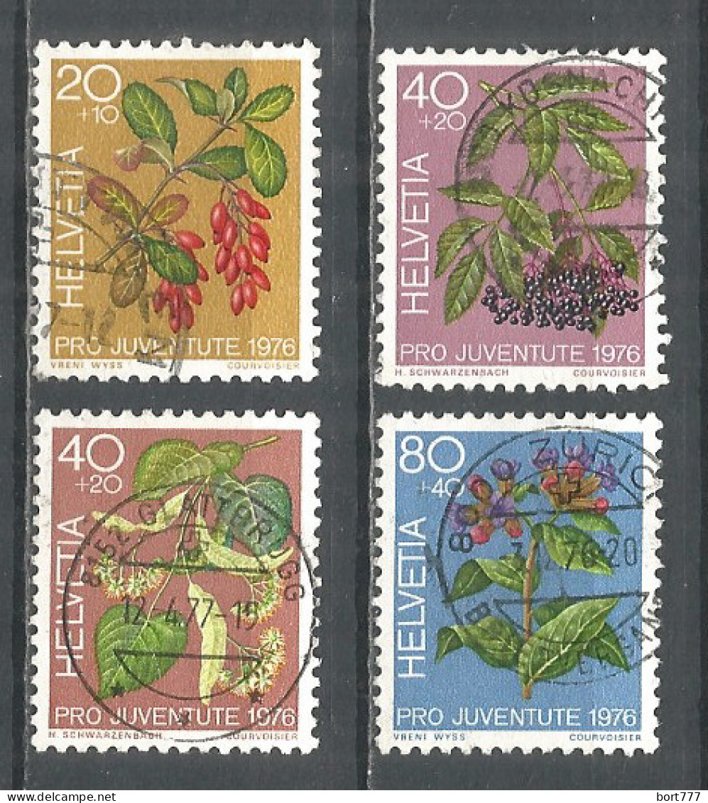 Switzerland 1976 Year , Used Stamps Mi 1083-86 - Oblitérés