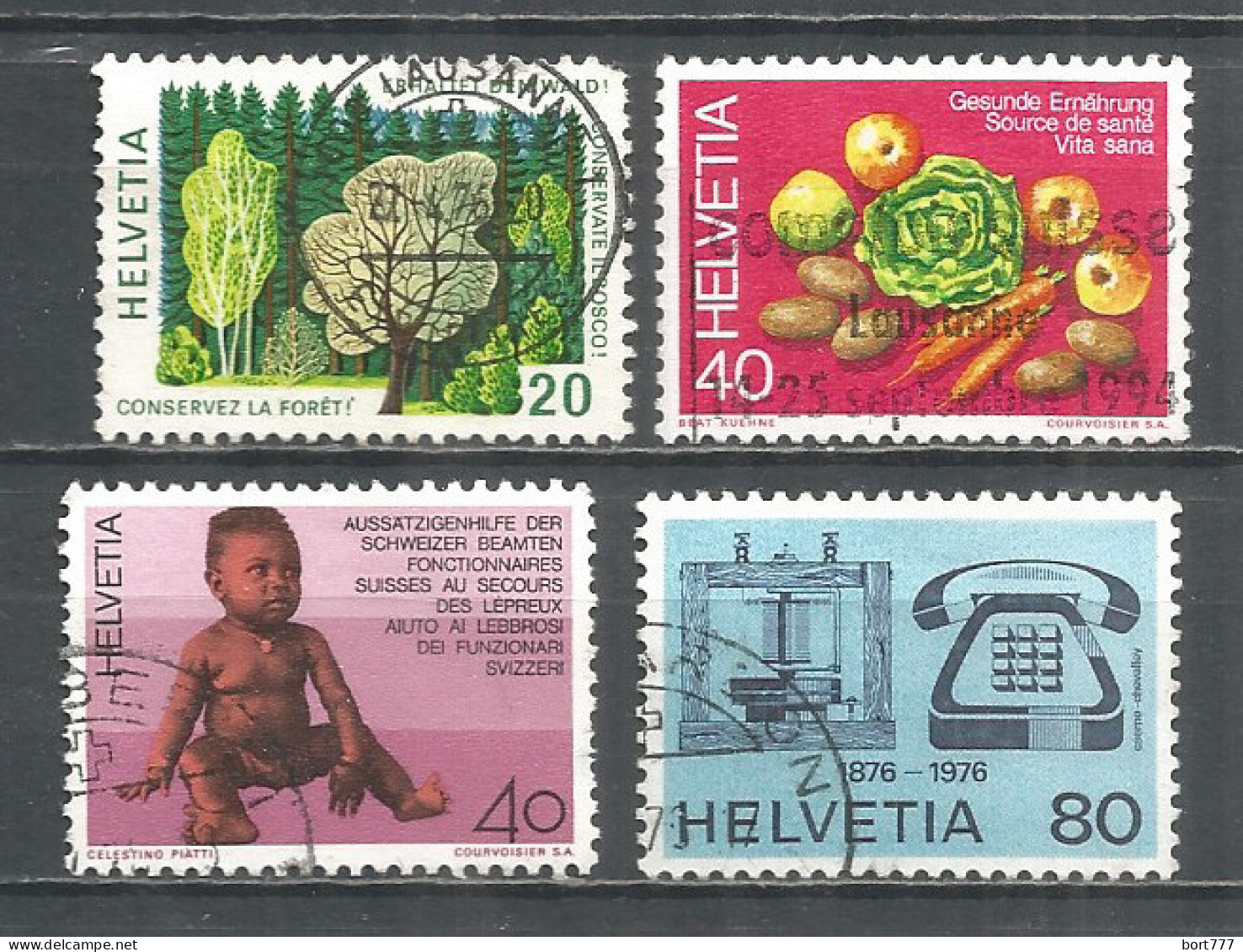 Switzerland 1976 Year , Used Stamps Mi # 1069-72 - Used Stamps