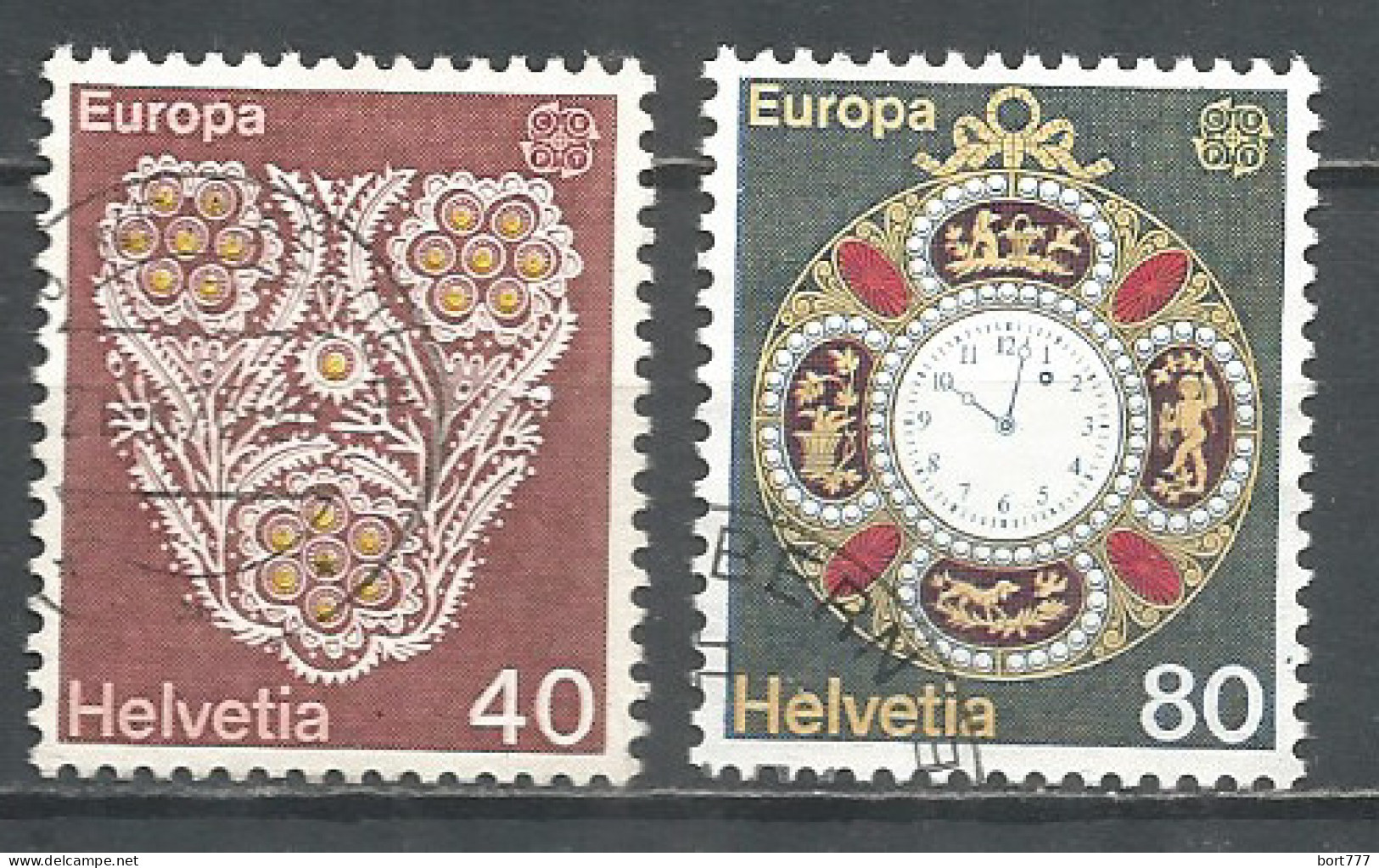 Switzerland 1976 Year , Used Stamps Mi # 1073-74 Europa Cept - Used Stamps