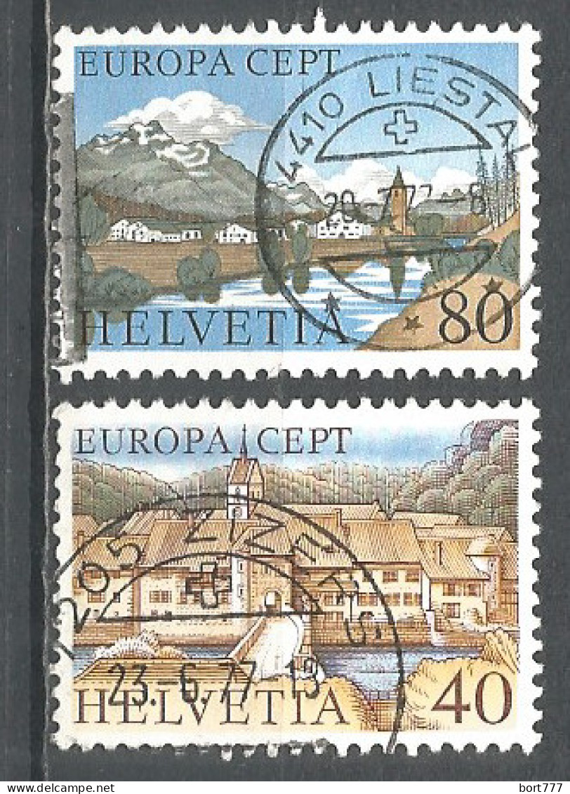 Switzerland 1977 Year , Used Stamps Mi 1094-95 Europa Cept  - Gebraucht