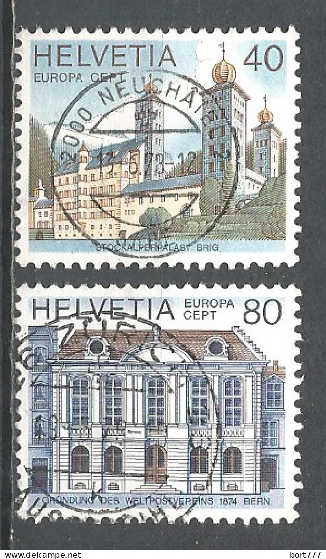 Switzerland 1978 Year , Used Stamps Mi 1128-29 Europa Cept - Gebraucht